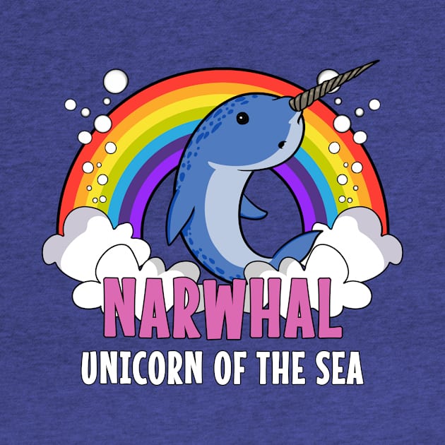 Narwhal Fish Unicorn Of The Sea by underheaven